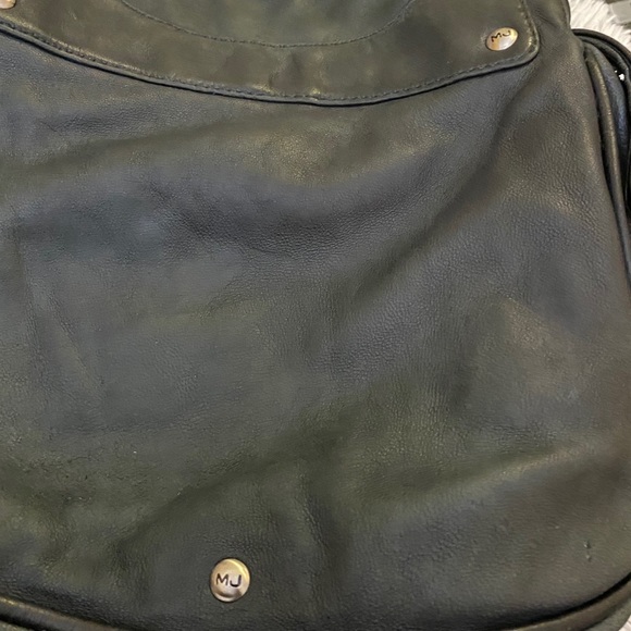 MARC JACOBS Blue Leather Purse Shoulder Bag Moto Vintage Retro Y2K Kawaii Saddle - Picture 12 of 12